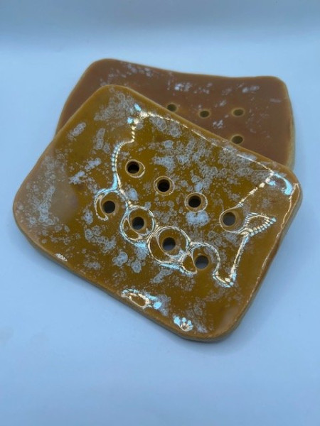 Keramická mýdlenka - modrá (4)