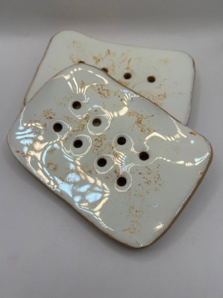 Keramická mýdlenka - modrá (5)