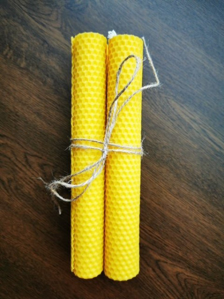 Svíčky ze včelího vosku (6)