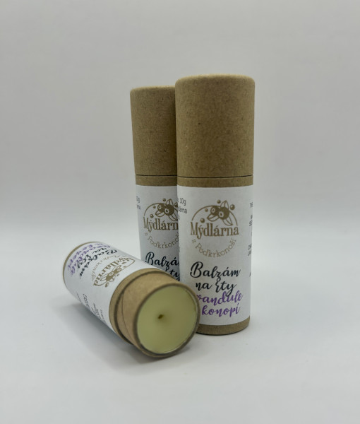 Balzám na rty levandule a konopí (2)