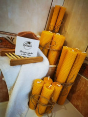 Svíčky ze včelího vosku (2)