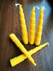 Svíčky ze včelího vosku (3)