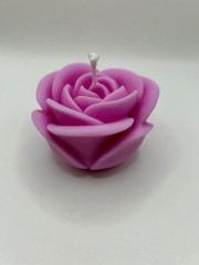 Květ růže - sójová svíčka (3)