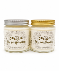 Svíčka bez parfemace - (6)